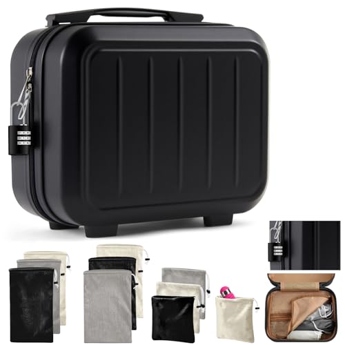Chunful Adult Game Toy Storage Box Case with 9 Pcs 3 Sizes Discreet Toy Storage Bags Reusable Lockable Organizer Container with Lock Private for Women Men Gift Travel Home(Green)