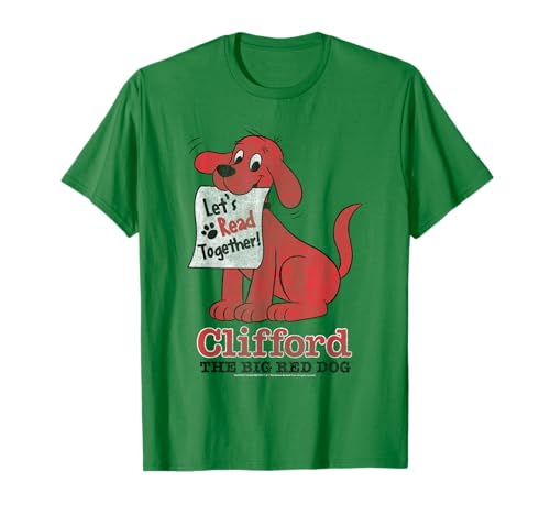 Clifford The Big Red Dog Let's Read Together Vintage Book Camiseta