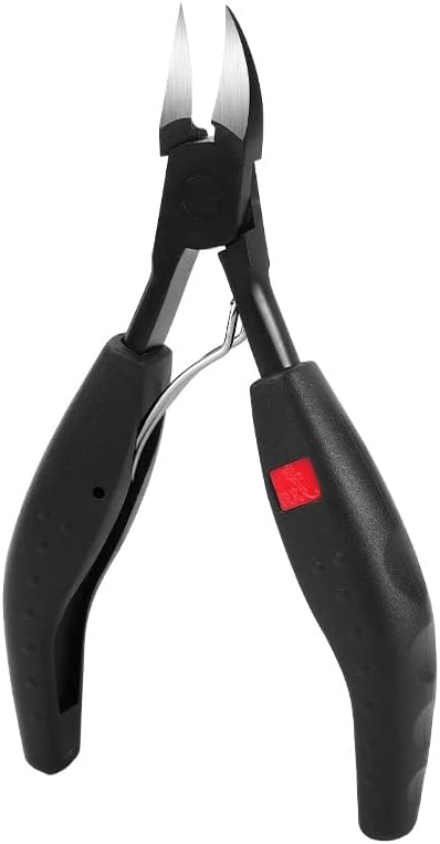 New Paronychia Improved Stainless Steel Nail Clippers Trimmer Ingrown Pedicure Care Professional Toenail Cutter Nipper Tool (Color : Balck)
