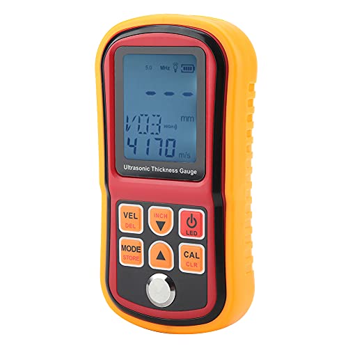 Medidor de espesor ultrasónico con auto calibración y 12 presets de velocidad, herramienta de medición de precisión para metales industriales miniatura 7