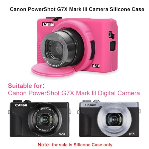 Funda de silicona para Canon PowerShot G7 X Mark III miniatura 2