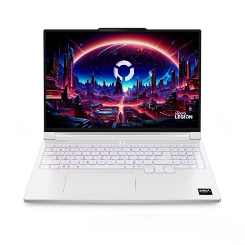Lenovo Legion 7 Gaming AI Laptop | 16' WQXGA OLED 240Hz Display | AMD Ryzen AI 9 HX 470 | 32GB RAM | 1TB SSD | NVIDIA GeForce RTX 5060 | Windows 11 | QWERTZ | Glacier Weiss | 3 Monate GamePass