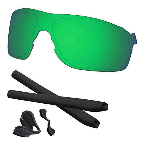 Image of EV Zero Pitch Lenses & Rubber Kits Replacement for Oakley Polarized OO9383 Sunglass
