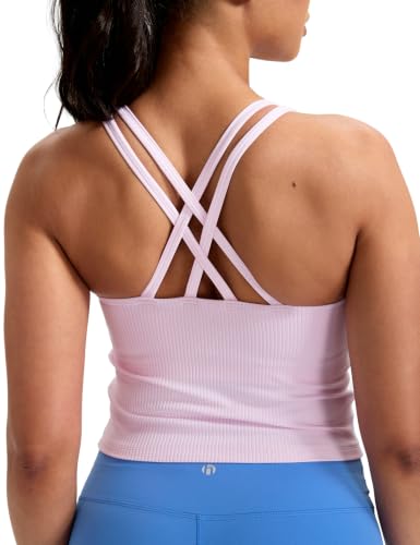 Image of HeyNuts Ribbed Zeal Sports Bras Longline