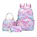 Rongchuang Sac STARRY SKY Graffiti Sac Sac à Dos avec Sac de Stylo Et Sac à Lunch Sacs Filles Sacs Décole Set Sac à Dos Imperméable pour Les Étudiants