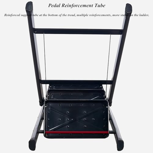 Tabouret à 4 marches stable de 150 kg contre le vertige - 8