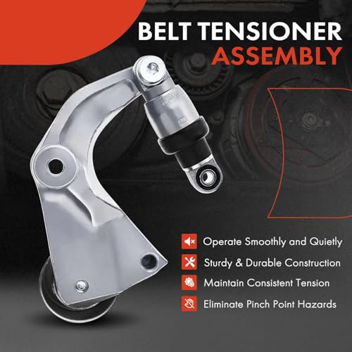 Image of A-Premium Belt Tensioner Assembly with Pulley Compatible with Honda Civic 2006 1.8L Petrol, Replace# 31170RNAA01, 31170RNAA02