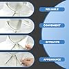 30 pcs Collar Stiffeners, Plastic White Smooth Shirt Collar Stiffeners 3 Size Collar Stays Stiffener Fabric Stiffener White Collar Extender for Home Use Organizing Travel Mens Dress Shirt #4