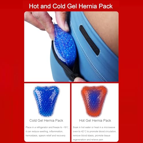 Faja para Hernia Masculina Ajustable con Compresa Fría/Caliente miniatura 3
