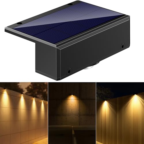 NFESOLAR 玄関ライト ソーラーライト 屋外 防犯 LED ガーデンライト 広範囲照射 防水 IP65 玄関 庭 駐車場 自動点滅 高輝度 暖色光 単結晶ソーラーパネル 大容量バッテリー 簡単取り付け (1個セット)