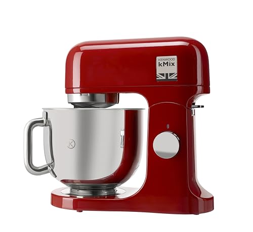 Kenwood KMX750AR Impastatrice Planetaria Kitchen Machine kMix, Robot da Cucina Mixer, 1000 W, 5 Litri, Acciaio, Plastica, Rosso - immagine 4