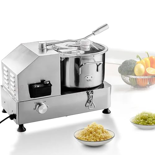 Komercyjny procesor żywności 6L Wegetable Meat Chopper Elektryczny blender do blendera do restauracji Kuchnia Do użytku domowego Wydajne trwałe