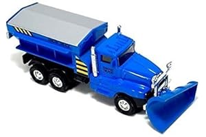 5-Inch Diecast Blue Playmaker Snow Plow Vehicle