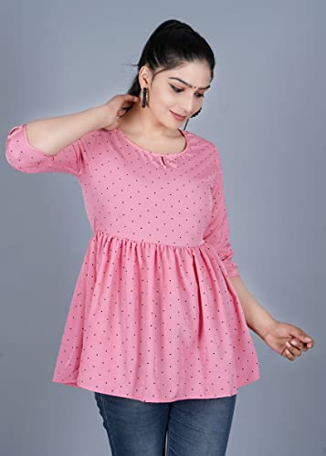 Image of Women's Rayon Anarkali Regular Fit Top