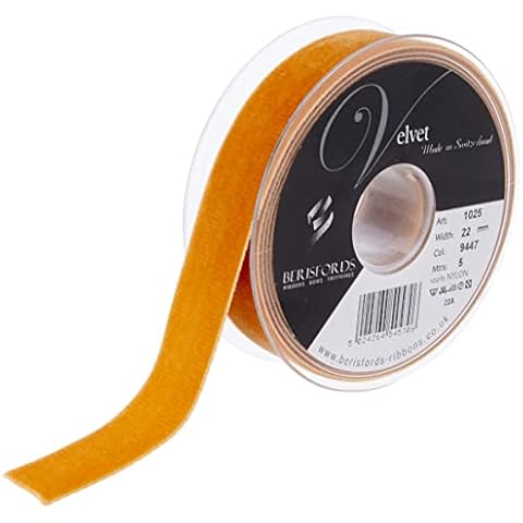 Berisfords Copper Velvet Ribbon, 5m Cover