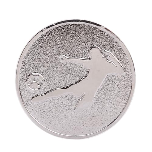 Gissroys Football Referee Coin Portable Hard Alloy Pick Side Soccer Coin Double Side Judge Soccer Coin Football Referee Coin Equipment Metal Easy To Carry And Store Portable