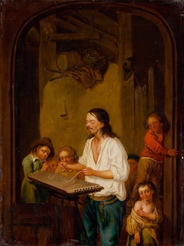 Tableaux Graffiti Art Mural Adriaen Jansz Van Ostade poster moderne 60x90cm