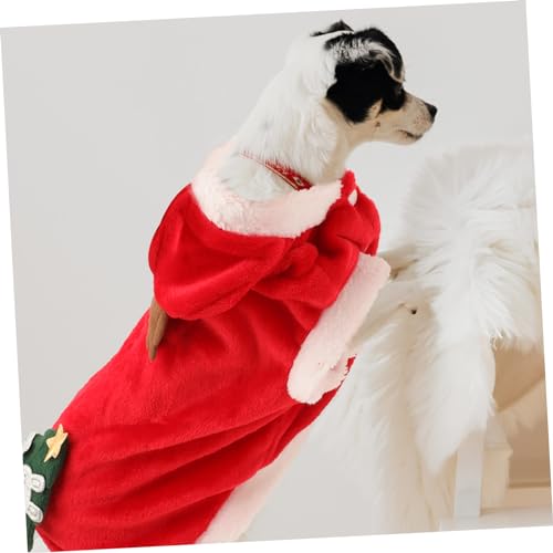 Disfraz navideño XL para perro diseño alce rojo miniatura 6