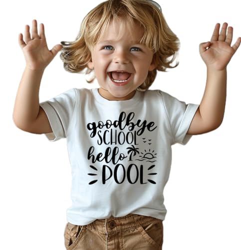 Image of hrcfbk Kids Toddler Little Boys Girls Last Day of School T-Shirt End of School Year Summer Holiday Shirt