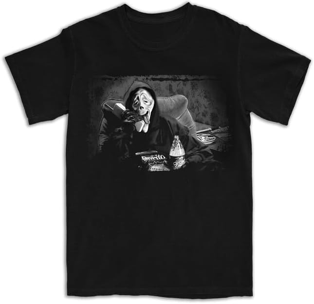 Scream Vintage Ghost Horror Movie Tee Tshirt Wazzup (US, Alpha