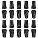 Fodlon 20 Pezzi Nero Gommino Walking, Puntali Protezioni in Gomma per Copri Punte, Gommini di Ricambio per Bastoncini da Trekking, Walking Pole Tips, Punta Testa di Gomma del Bastone da Passeggio