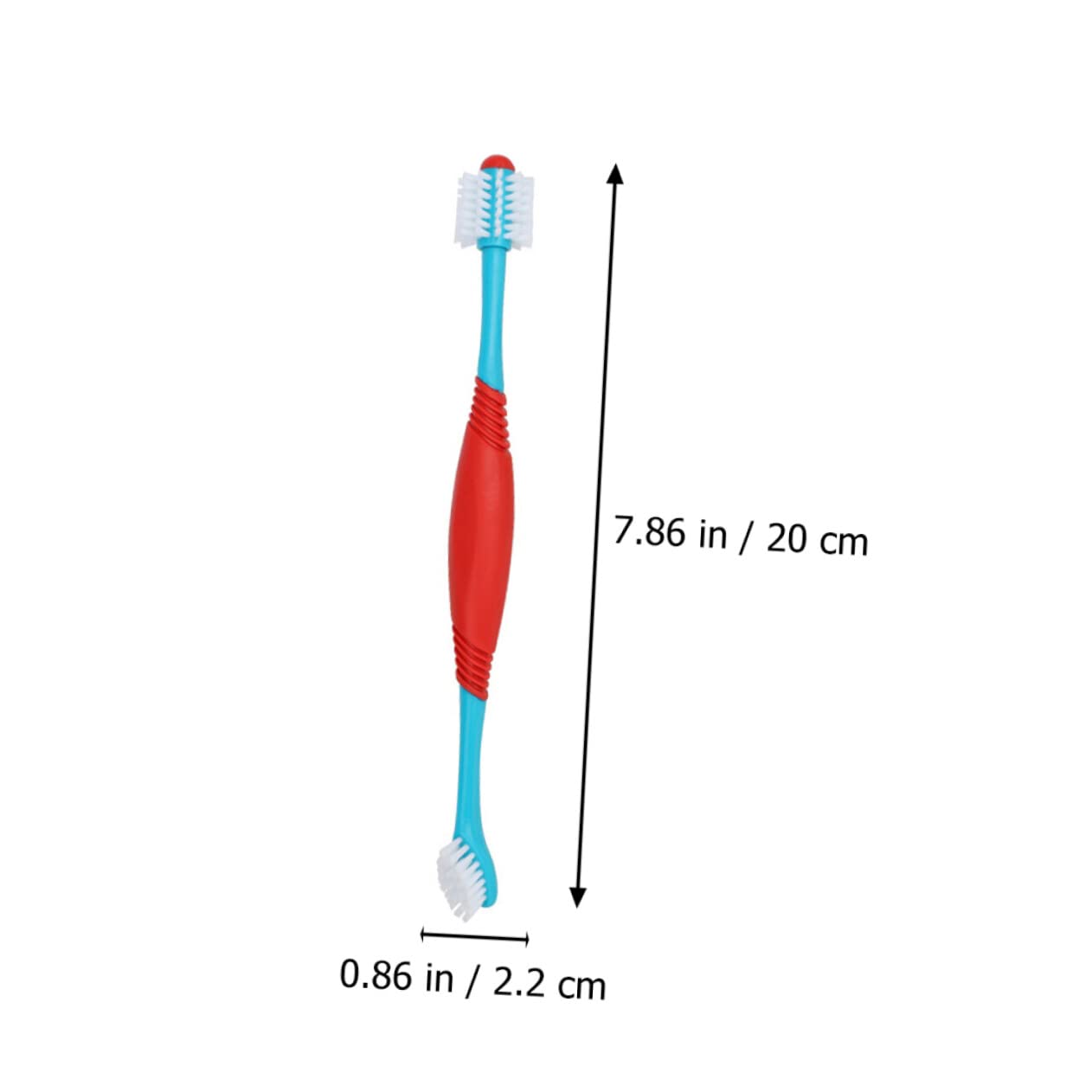 Mipcase 12pièces Brosses à Dents Pour Animaux De Compagnie De Brossage Pratique Nettoyage Buccal Pour Chiens Et Chats Design à Double Extrémité Tête Petite Pour Accès Facile