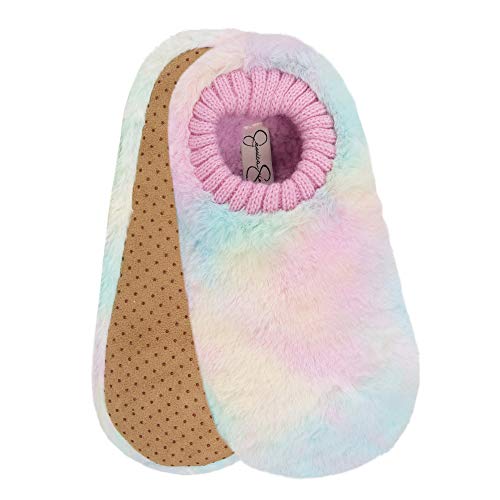 Image of Jessica Simpson Women's and Girl's Plush Fleece Lined Slipper Socks with Anti-Slip Sole- Mommy & Me Set Options