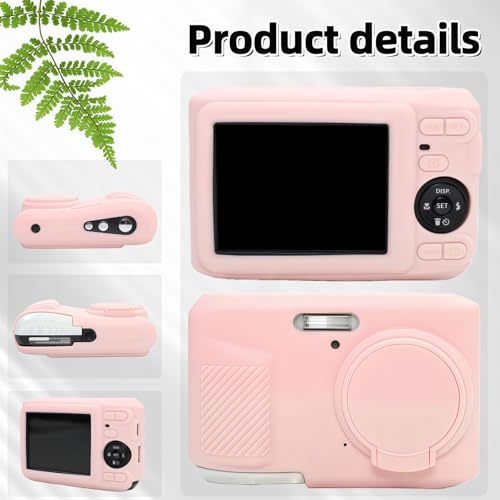 Funda de silicona para Kodak PIXPRO FZ45 rosa miniatura 5