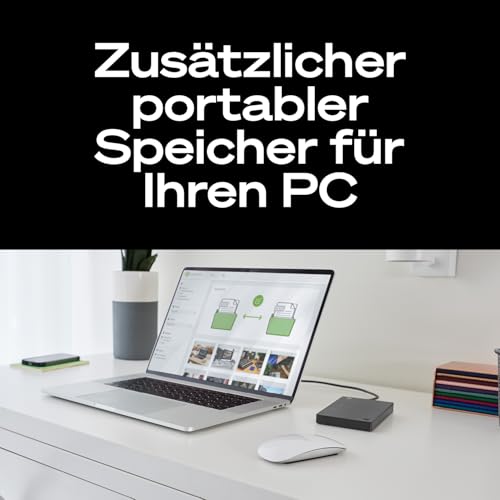Seagate Portable Drive 4TB tragbare externe Festplatte, 2.5 Zoll, USB 3.0, inkl. Datenrettungsdienst (STGX4000400)