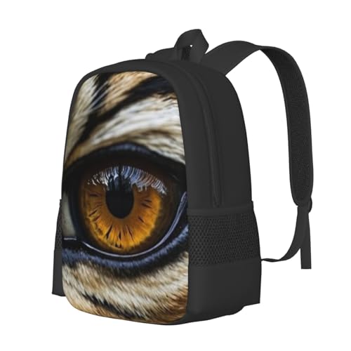 Travel Backpack White Bengal Tiger Nature 17In Lightweight Casual Daypack for Business Men Women2