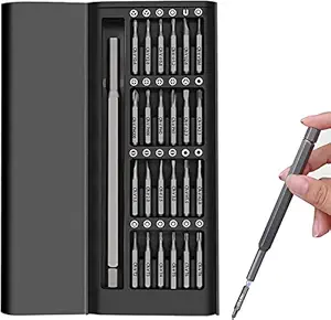 Ultimate 24-In-1 Precision Screwdriver Set: Professional Repair Tool Kit for Electronics, Watches, Glasses, and More - Complete Diy Solution for Home and Office
