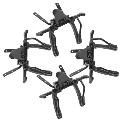 FOMIYES Clips para Gafas de Sol Polarizadas 4 Unidades Clip Negro de Acero Inoxidable Antirreflejos Compatibles Gafas 3D Ideales para Conducción y Deportes al Aire Libre