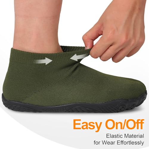 Image of Barefoot Socks Shoes for Women Men | Wide Toe Box, Zero Drop Feel, Slip-On Sock Fit, Durable Rubber Sole, Removable Insole, for Gym, Beach, Travel, Outdoors