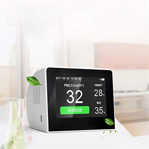 TTLIFE Monitor De Calidad Del Aire 9 En 1 Detector De Calidad Del Aire