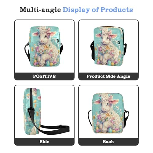 messenger bags Small Crossbody Bags For Women Shoulder Hand Bag For Woman Adjustable Strap for Travel Travel- Easter Lamb4