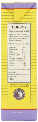 Bonsoy Non Organic Soy Drink 1 Litre (Pack of 3)