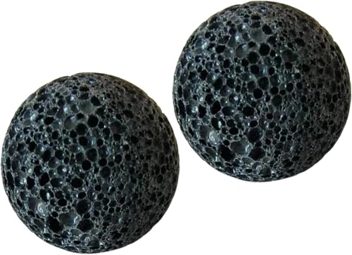 Callus Ball for Hand Moon Grip Ball Callus RockSkin Conditioning Callus Building Grip Training FidgetNon-Sweat Rock Climbing Grip Trainer for Athletes-2pcs black