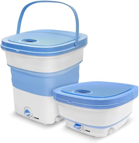 Washing-Machine-Portable-Mini-Foldable-Washer-and-Spin-Dryer-Small-Foldable-Bucket-Washer-for-Camping-RV-Travel-Small-Spaces-Lightweight-and-Easy-to-Carry Washing-Machine-Portable-Mini-Foldable-Washer-and-Spin-Dryer-Small-Foldable-Bucket-Washer-for-Camping-RV-Travel-Small-Spaces-Lightweight-and-Easy-to-Carry