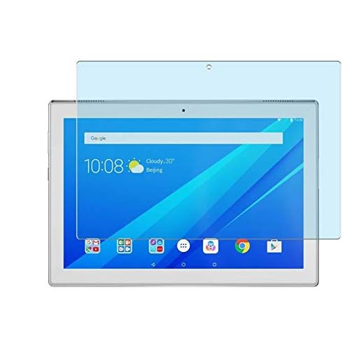 Vaxson 2-pack anti-blått ljus skärmskydd, kompatibelt med Lenovo Tab 4 10 TB-X304 10,1 tum Tab4, TPU Guard filmskydd klistermärke [INTE härdat glasfodral]