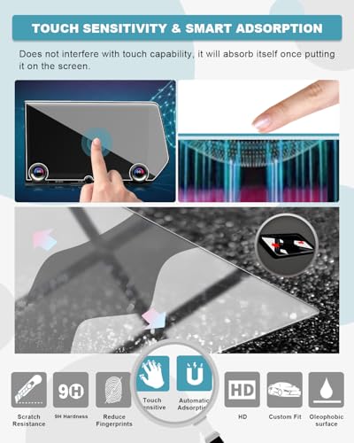 Image of CDEFG for 2025 2026 Lexus GX 550 Screen Protector 14-Inch Tempered Glass for 2024-2026 Lexus GX550 (Premium /Luxury /Overtrail) Accessories Screen Cover HD Anti Fingerprints 9H Hardness