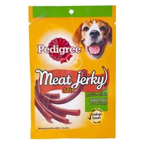 Pedigree Meat Jerky Stix, Bacon, 60g (Pack Of 3)