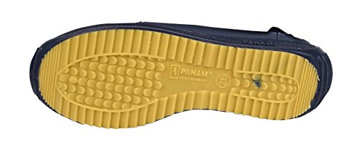 Tênis Panam – Clássico e Icônico – Zapatillas artesanais – Cano alto, Azul marinho, 8 Women/6.5 Men