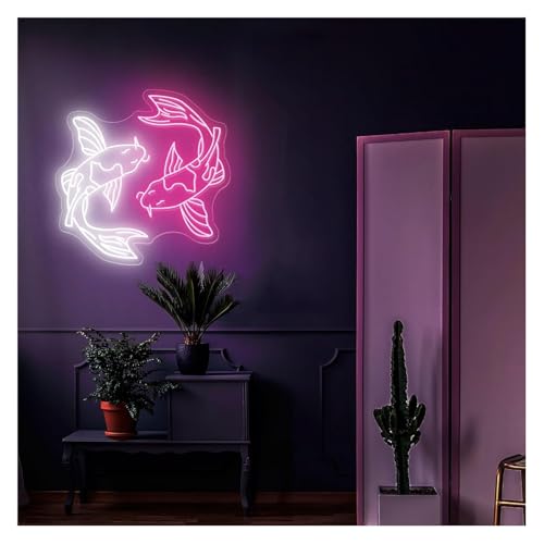 Néon carpe koï 76cm pour apaiser votre intérieur avec une lumière tamisée