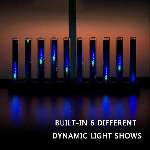 Interface audio avec spectre de rythme musical et tubes Nixie - 7