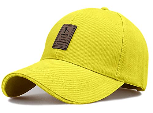 Image of solid plain unisex cotton caps free size adjustable casual look stylish cap
