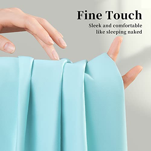 Image of 100% Egyptian Cotton Sheets California King Size,1000 Thread Count Luxury Heavy Bed Sheets Set,Very Smooth Soft with 18 inch Deep Pocket Sheets 4 Pc Set (Seafoam, California King)