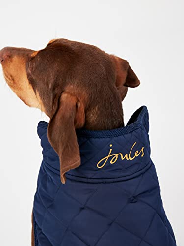 Rosewood x Joules Navy Blue Quilted Coat for Dogs Medium, Washable, Lightweight, Warm Winter Dog Jacket for Medium Dogs - Image 4