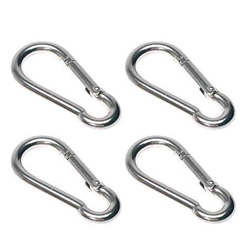 Gartenia Sunprotect Sonnensegel Zubehör, Material:verzinkter Stahl, Zubehör:Karabiner (4 Stück)