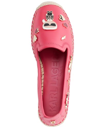 Image of Karl Lagerfeld Women's Michaela Slip on Espadrille Sandal with Pins