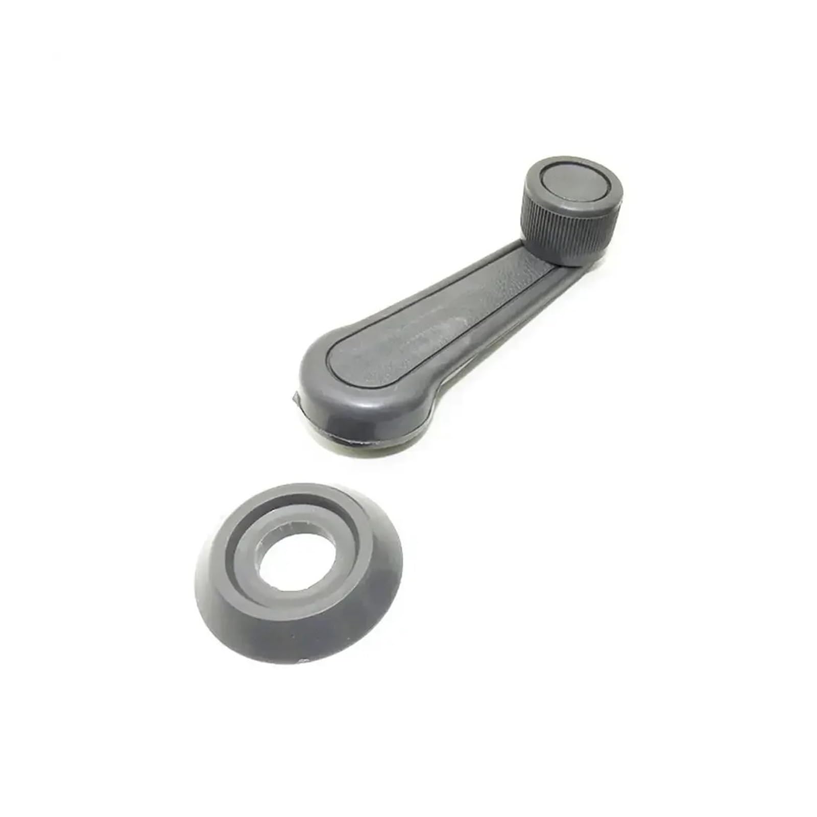 Klkwsfgfzk Grey Window Regulator Car Durable Heavy-Duty Universal Car Window Winding Crank Handle Replacement Door Lever Winder Auto Interior Accessory Front Driver Side(Grey)